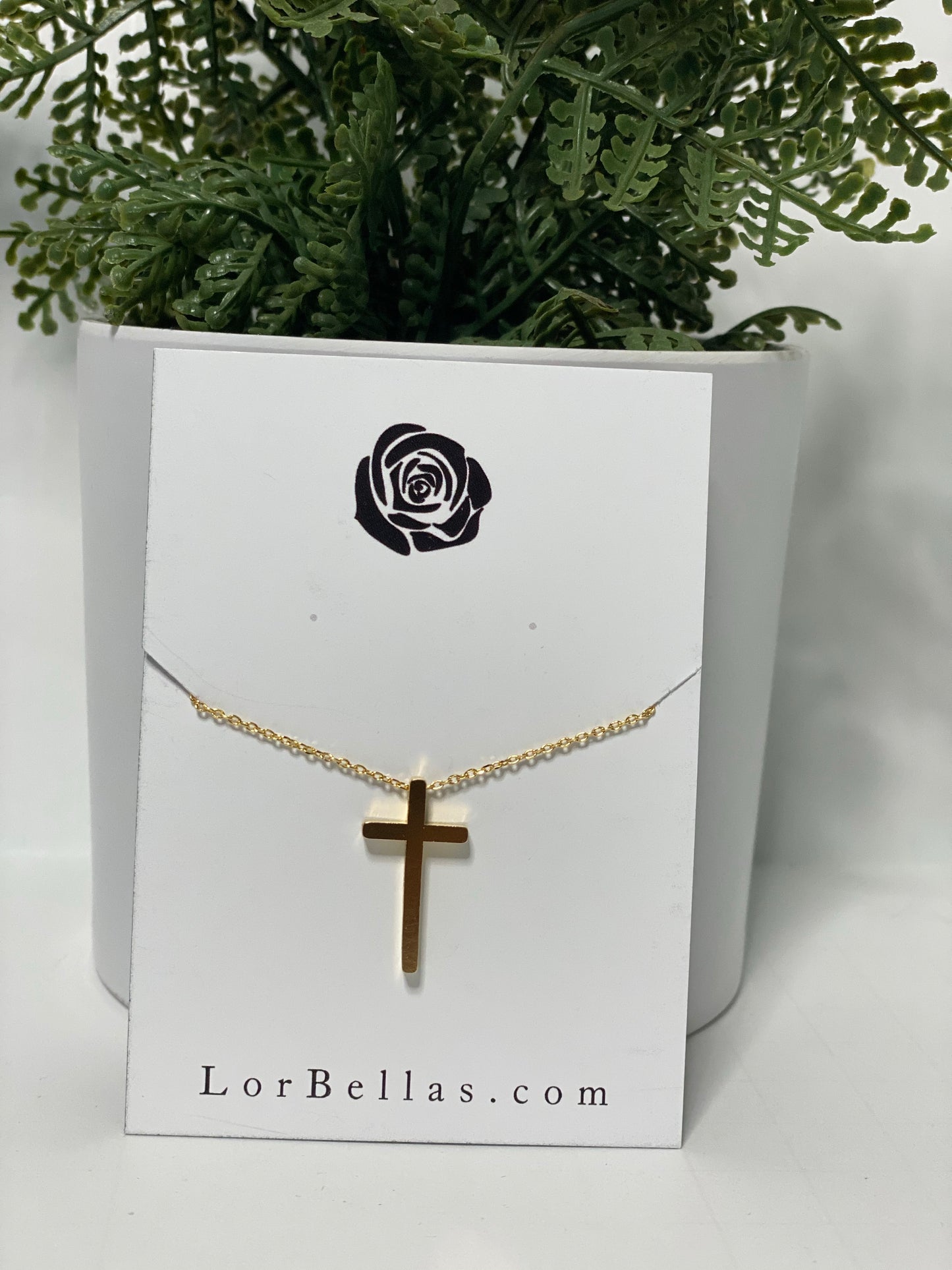 Gold Cross Necklace