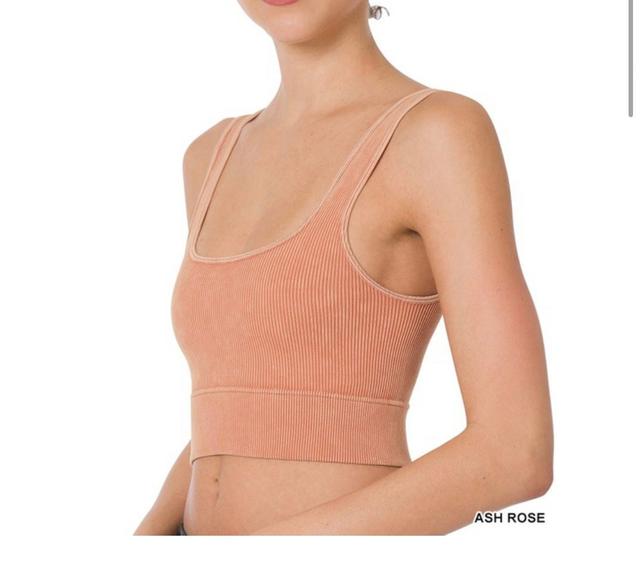 Ash Rose Cropped Tank
