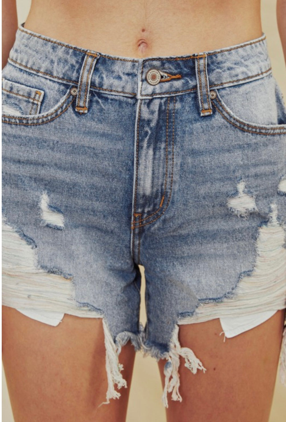 Kan Can High Rise Shorts