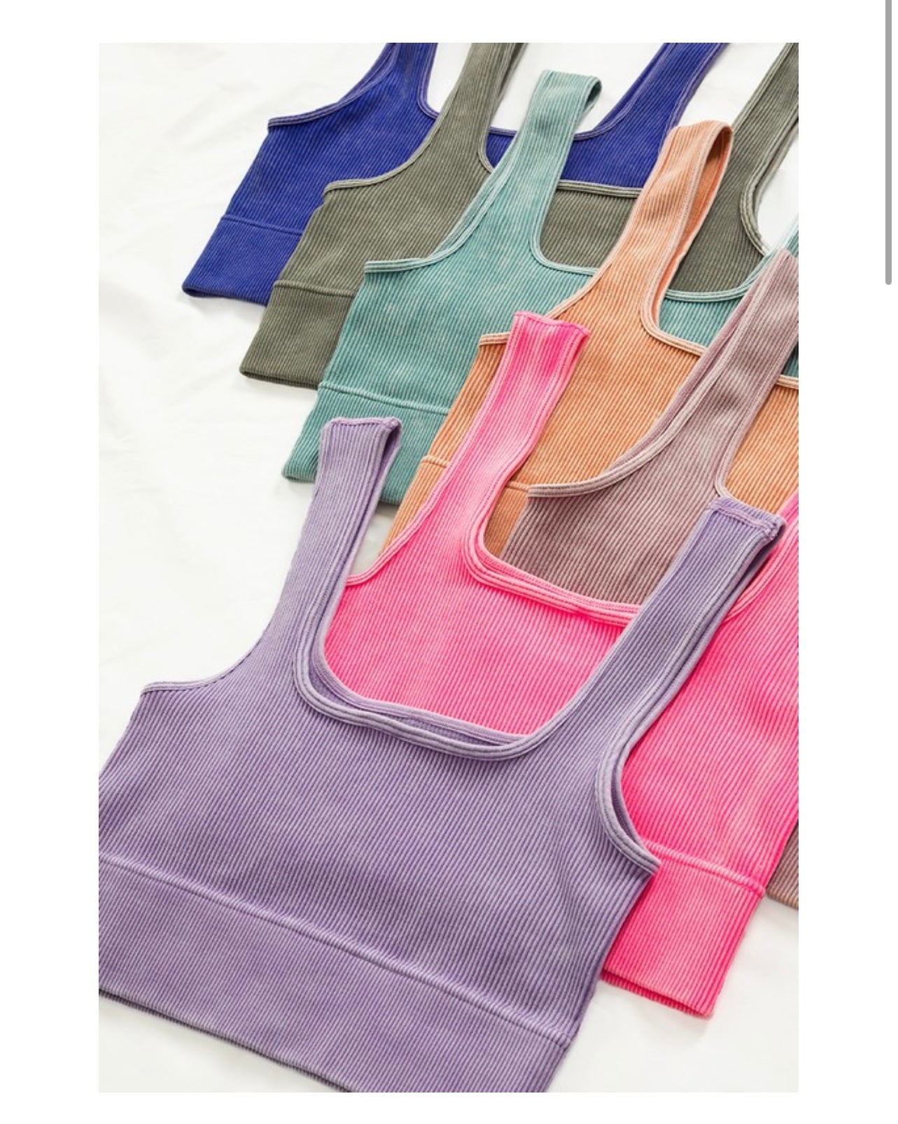 Pink Cropped Tank