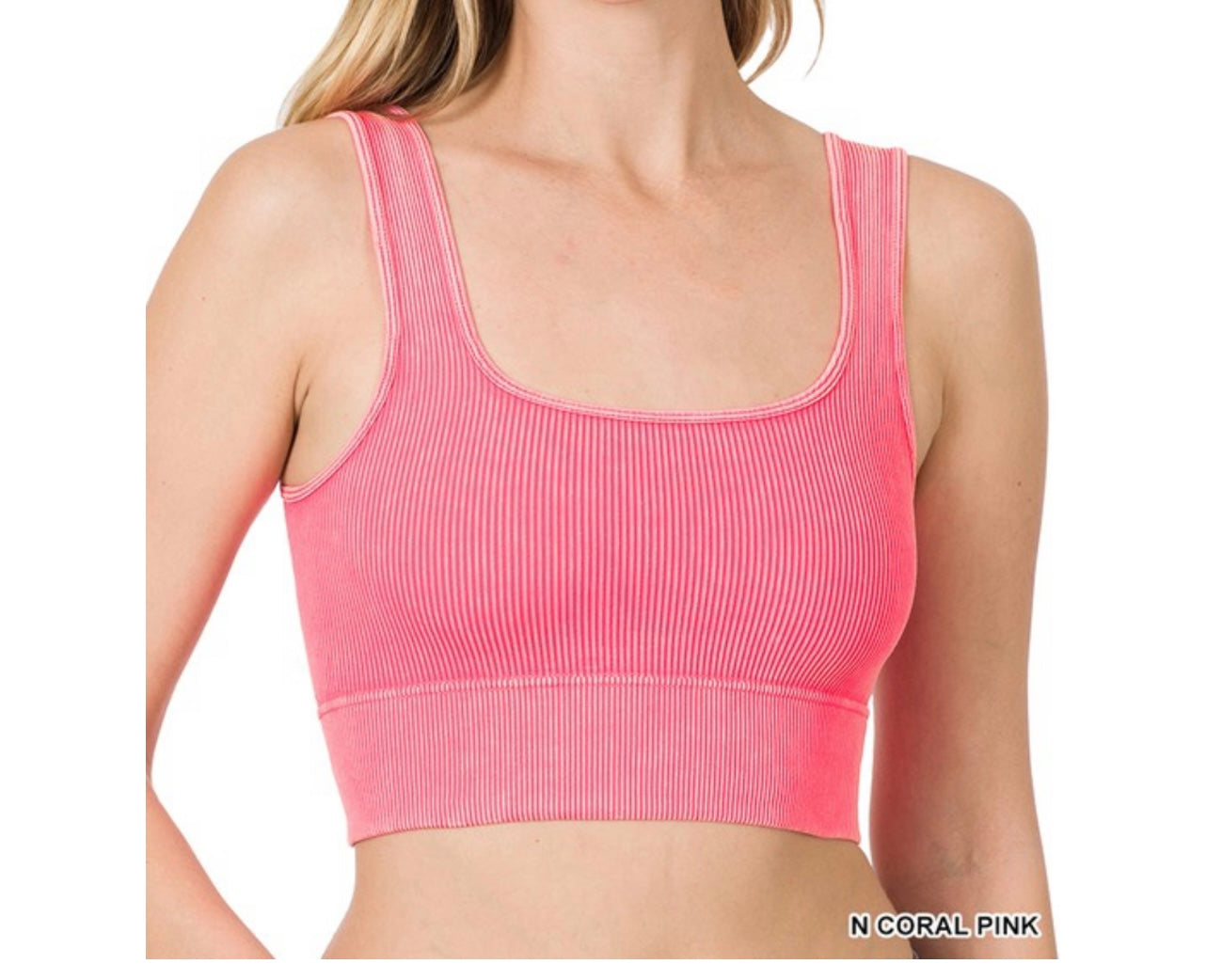 Pink Cropped Tank