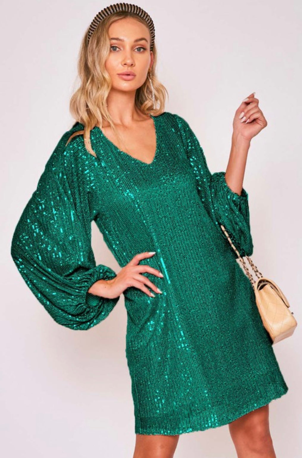 Madison Dress - Hunter Green