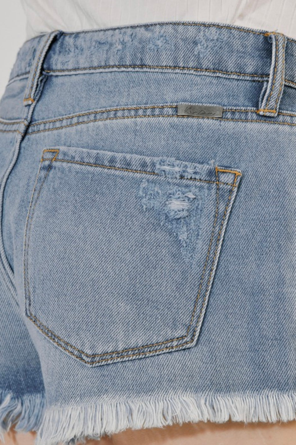 Kan Can Mid Rise Boyfriend Shorts