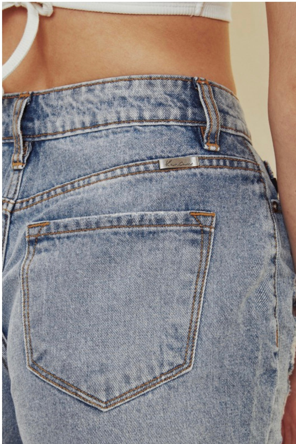 Kan Can High Rise Shorts