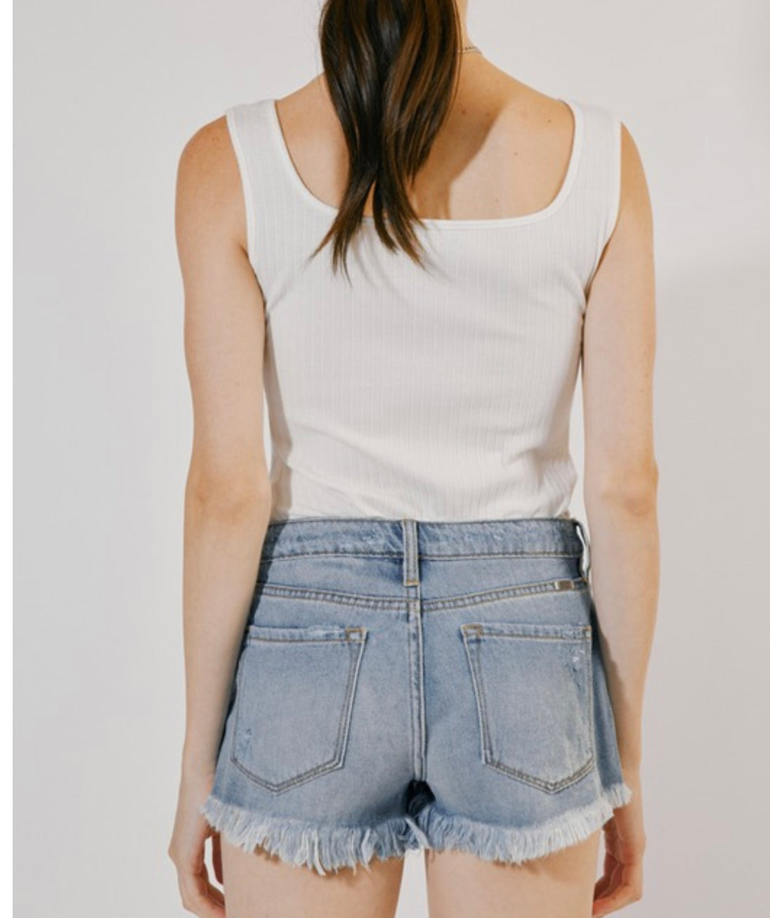 Kan Can Mid Rise Boyfriend Shorts