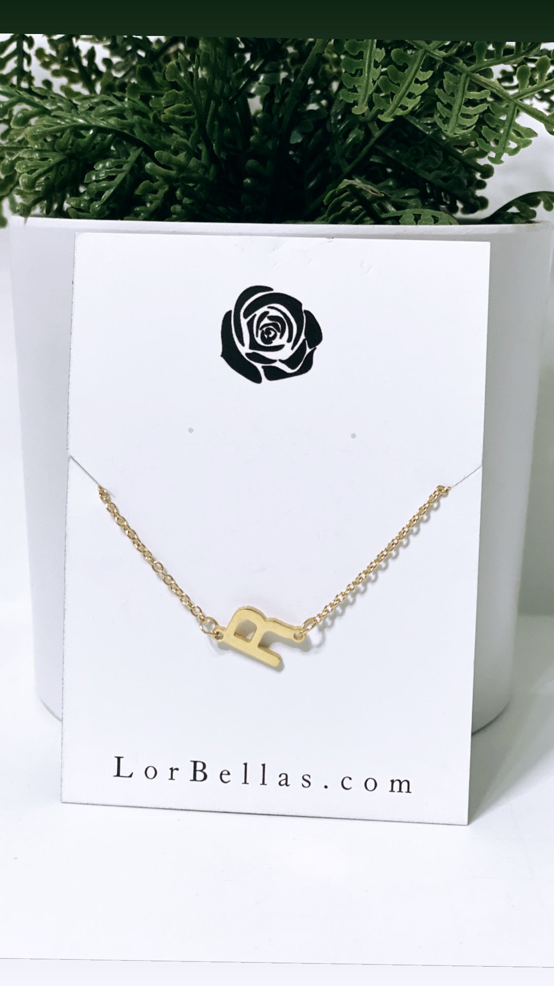 R- Letter Necklace